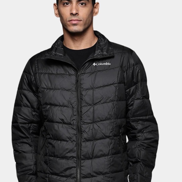 Columbia Men's Whirlibird V Interchange Bold Orange and Black Ski Jacket - Picture 9 of 10